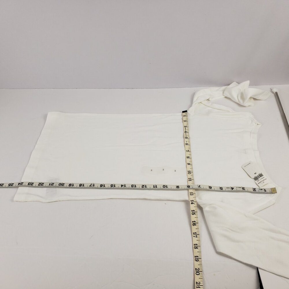Gap XS White Boatneck T-shirt NWT Long Sleeve Womens - Picture 11 of 13
